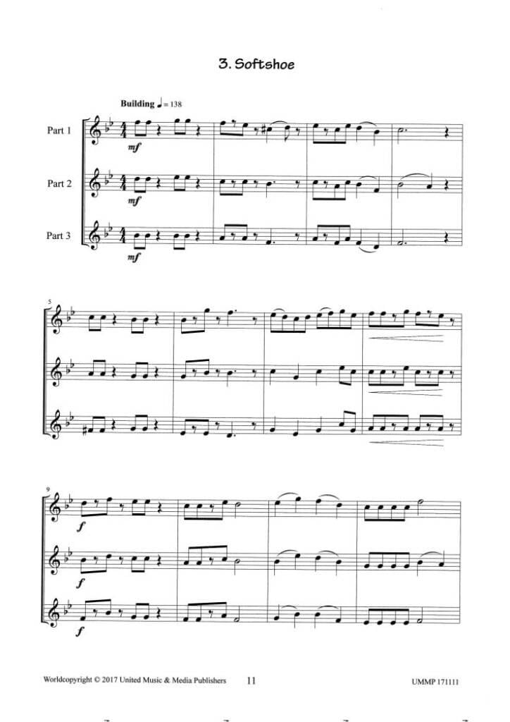 Six Dances for Flute Trio